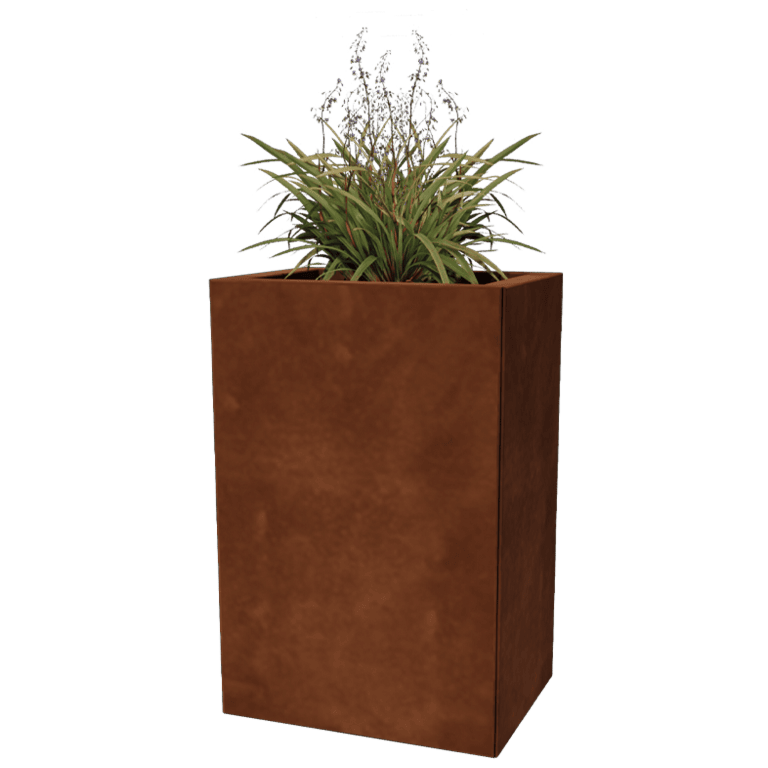 Corten terasest lillekast - Ristkülik - 30 x 40 cm