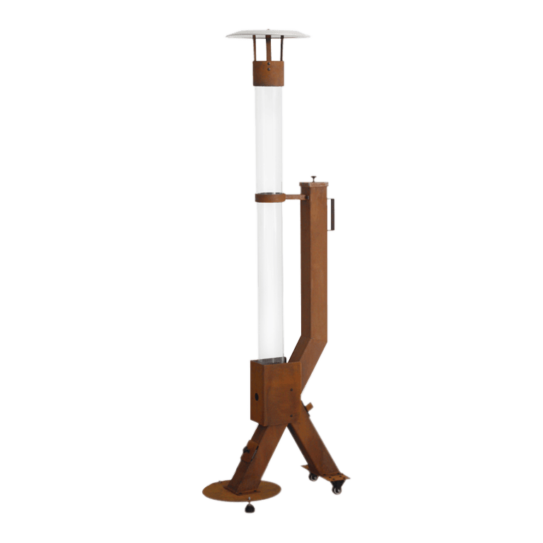 Pelletipõleti terrassi kütteseade - Rocket - Corten