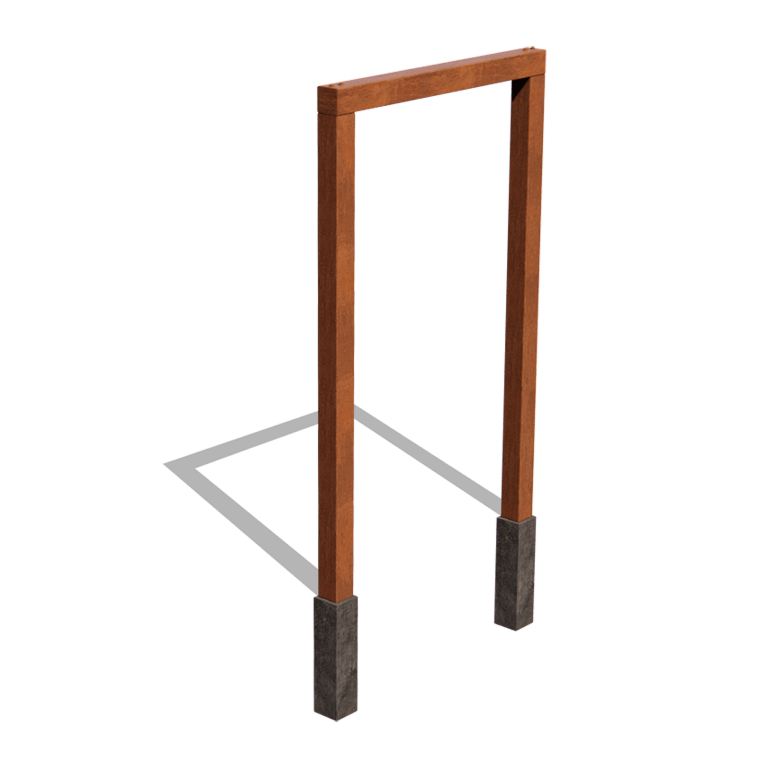 Corten terasest pergola - Sirge - 150 x 230 cm