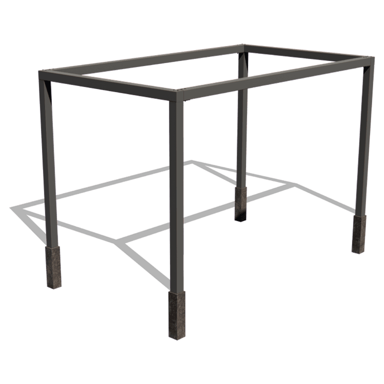 Terasest pergola - Ristkülik - 424 x 250 x 230 cm