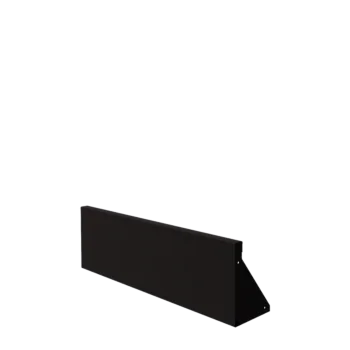 Terasest tugisein - Sirge - 100 x 30 cm - RAL9005 matt (must)