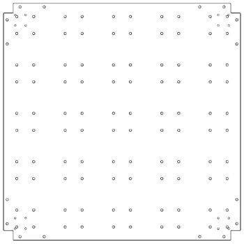 Tsinkterasest põhjalaud - 100 x 100 cm