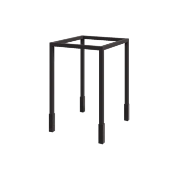 Terasest pergola - Ruut - 224 x 200 x 230 cm - RAL7016 matt (antratsiithall) - Betoonvundamendiga