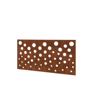 Corten terasest aed H - Paneel B - 120 x 63,3 cm