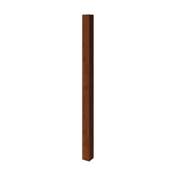 Corten terasest aiapost - 12 x 12 x 200 cm