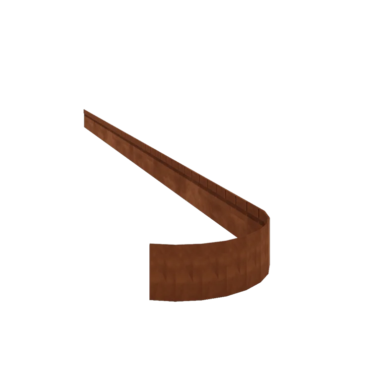 Corten terasest peenraääris - Litsutud FLEX - Kõrgus 13 cm - 150 cm
