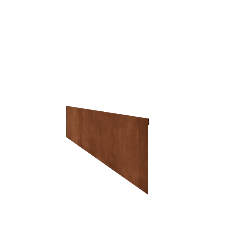 Corten terasest peenraääris - Litsutud - Kõrgus 23 cm - 240 cm