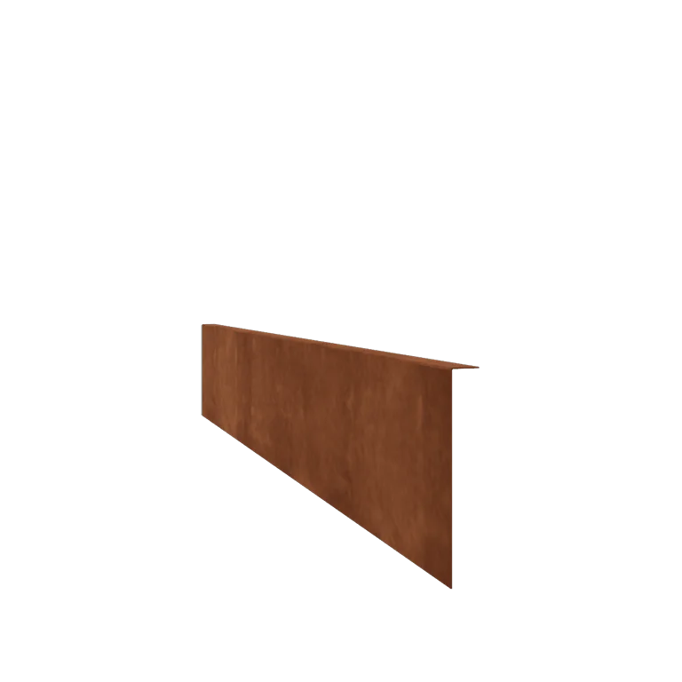 Corten terasest peenraääris - Painutatud - Kõrgus 22 cm - 240 cm