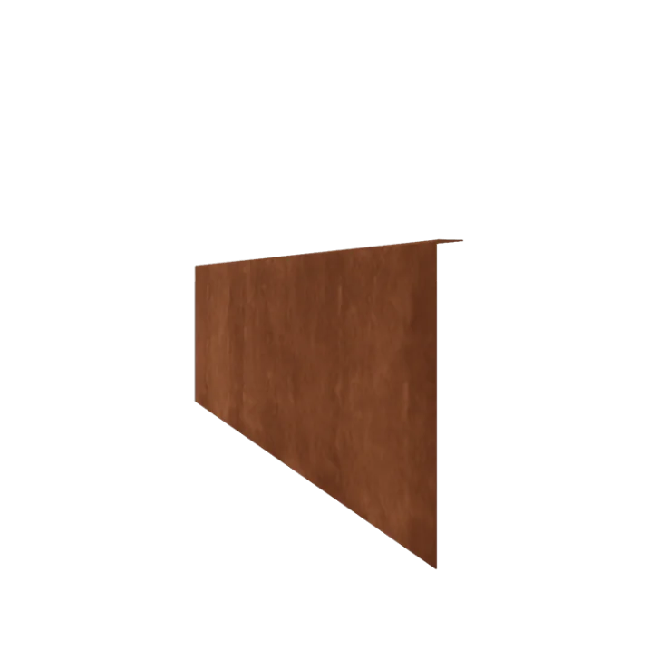 Corten terasest peenraääris - Painutatud - Kõrgus 34 cm - 150 cm