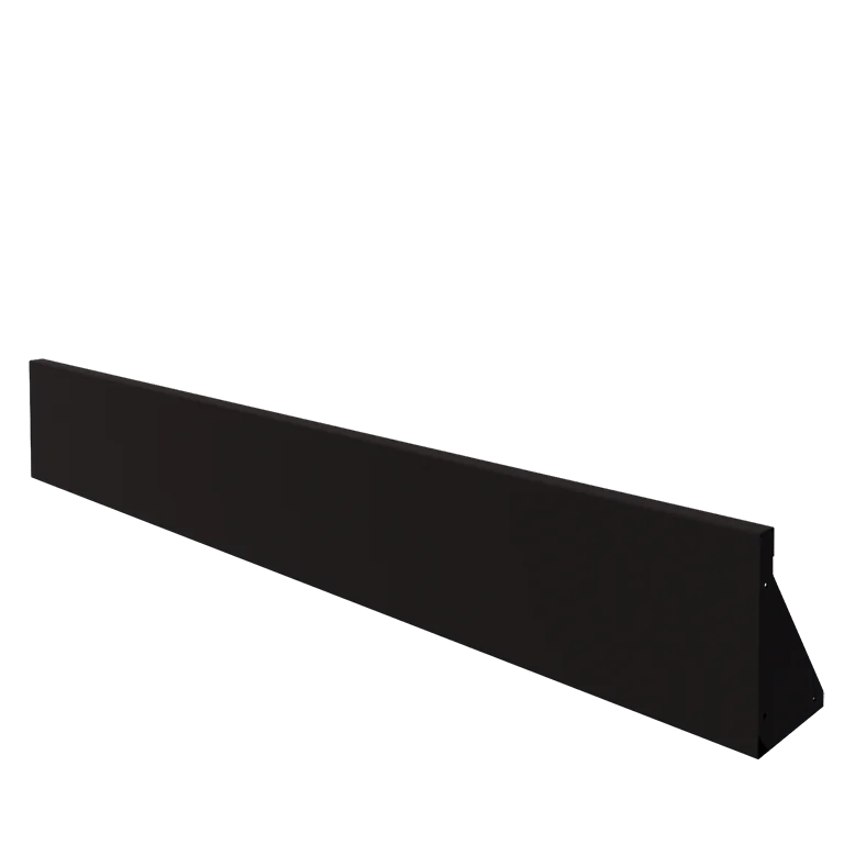 Terasest tugisein - Sirge - 200 x 30 cm - RAL9005 matt (must)