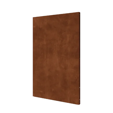Corten terasest aiapaneel - Alus - 120 x 6 x 190 cm
