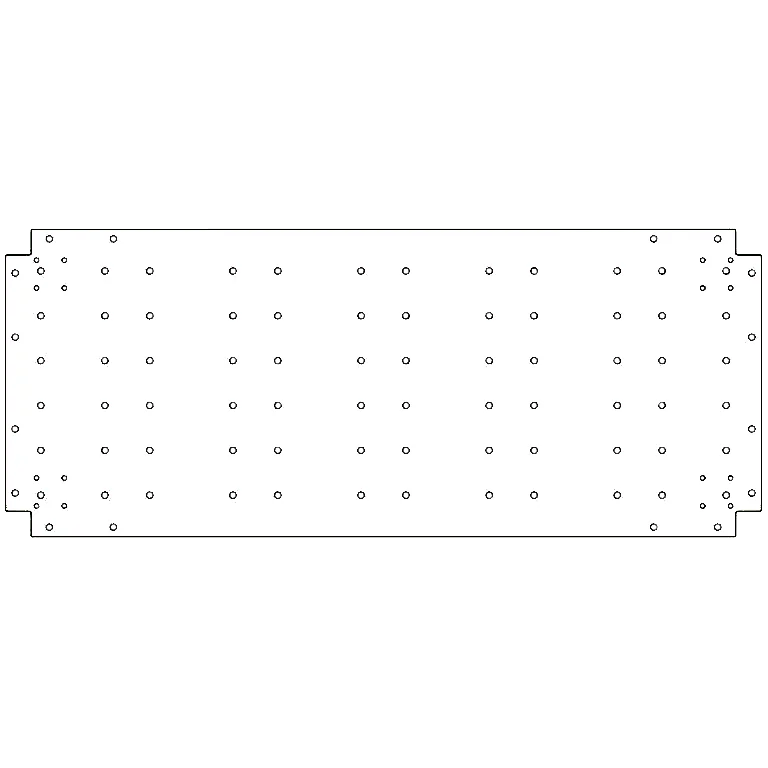Tsinkterasest põhjalaud - 50 x 120 cm