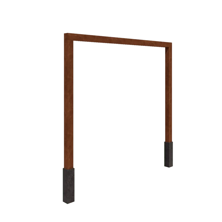 Corten terasest pergola - Sirge - 300 x 230 cm - Betoonvundamendiga
