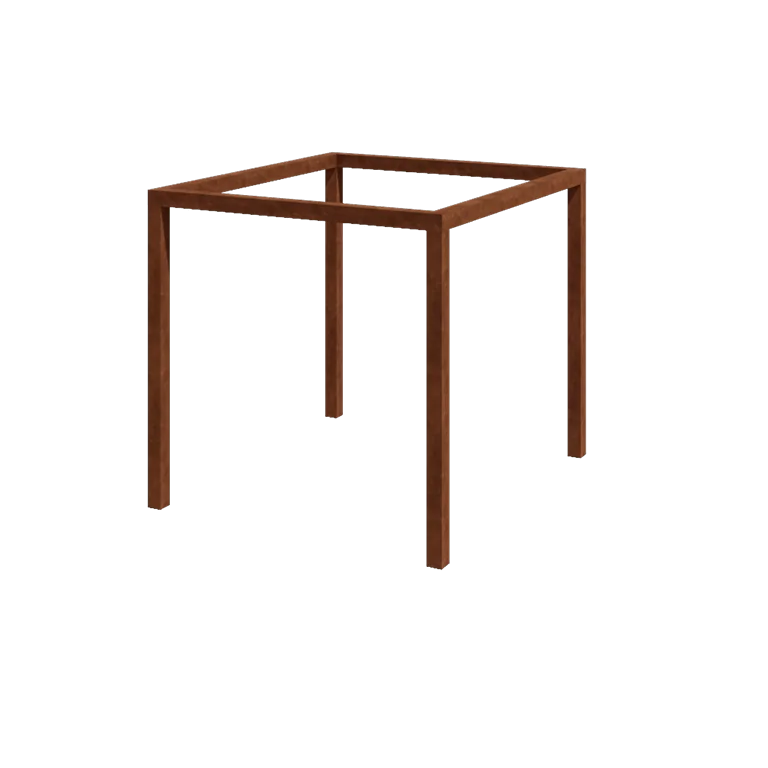 Corten terasest pergola - Ruut - 274 x 250 x 230 cm - Ilma betoonvundament