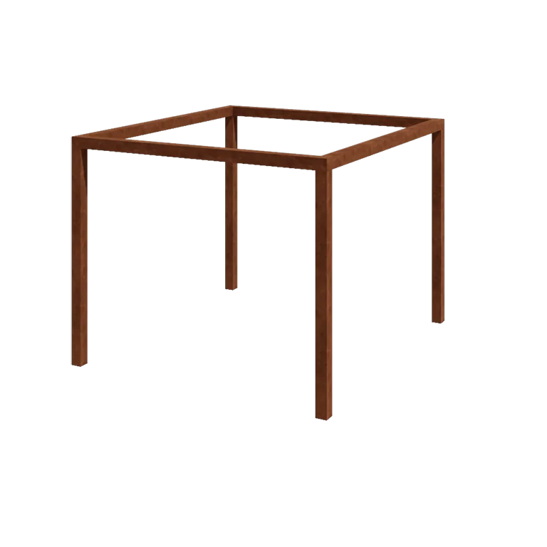 Corten terasest pergola - Ruut - 324 x 300 x 230 cm - Ilma betoonvundament