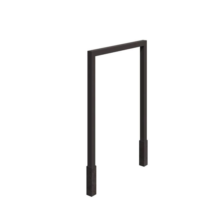 Terasest pergola - Sirge - 200 x 230 cm - RAL7016 matt (antratsiithall) - Betoonvundamendiga
