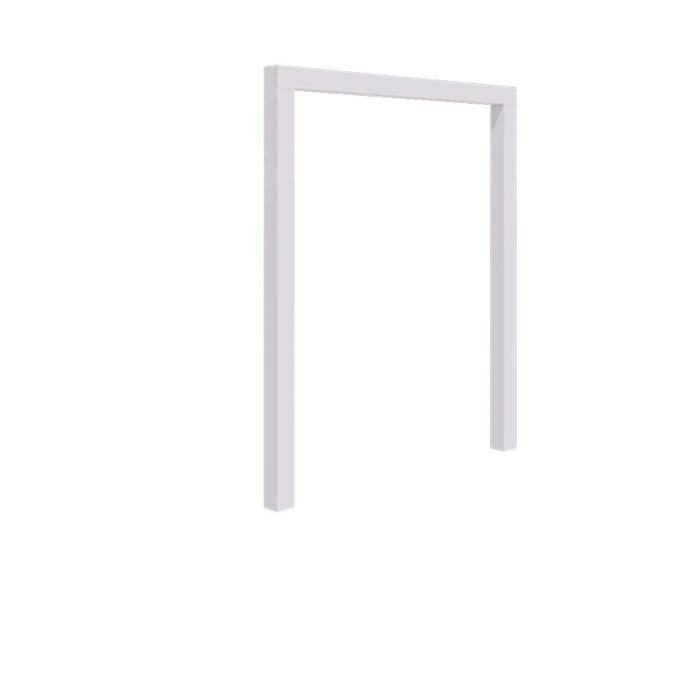 Terasest pergola - Sirge - 200 x 230 cm - RAL9010 matt (valge) - Ilma betoonvundament