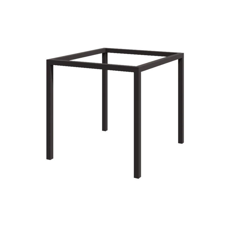 Terasest pergola - Ruut - 274 x 250 x 230 cm - RAL7016 matt (antratsiithall) - Ilma betoonvundament