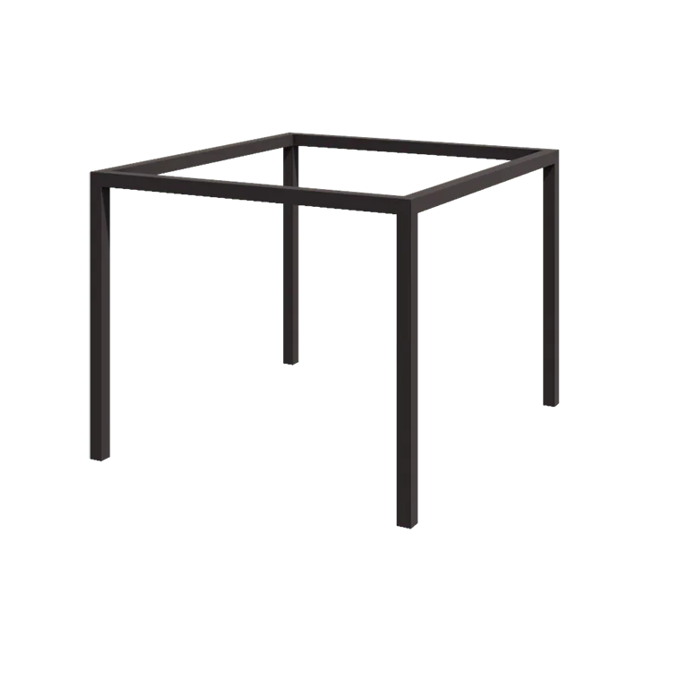 Terasest pergola - Ruut - 324 x 300 x 230cm - RAL7016 matt (antratsiithall) - Ilma betoonvundament