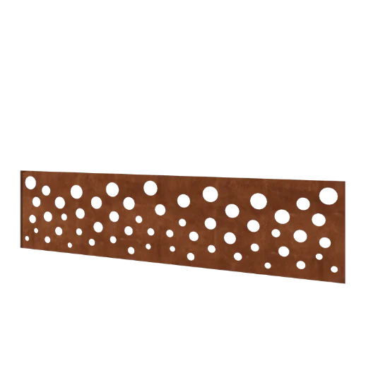 Corten terasest aed H - Paneel B - 180 x 47,5 cm