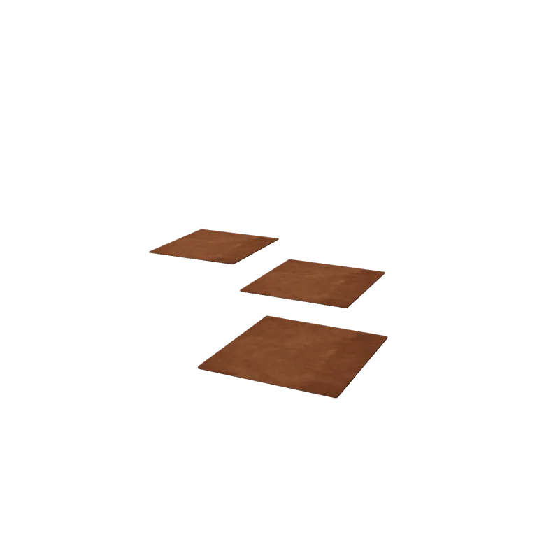 Corten terasest astmekivi - Ruut - 30 x 30 cm