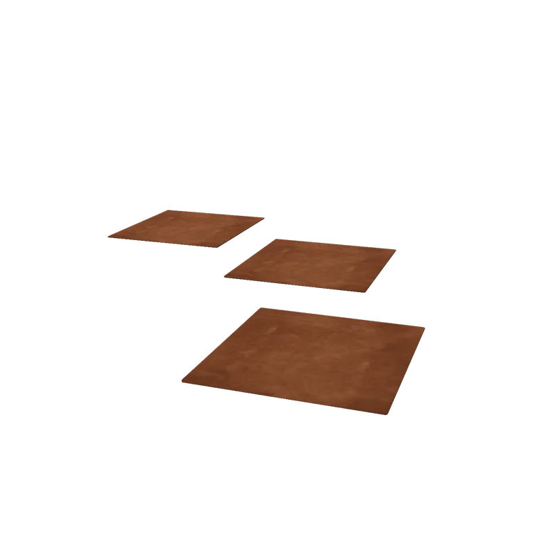 Corten terasest astmekivi - Ruut - 40 x 40 cm